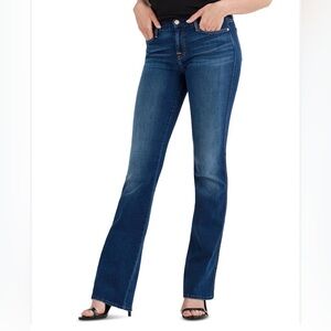 7 For All Mankind Dark Wash Kimmie Mid Rise Bootcut Flare Jeans Size 24